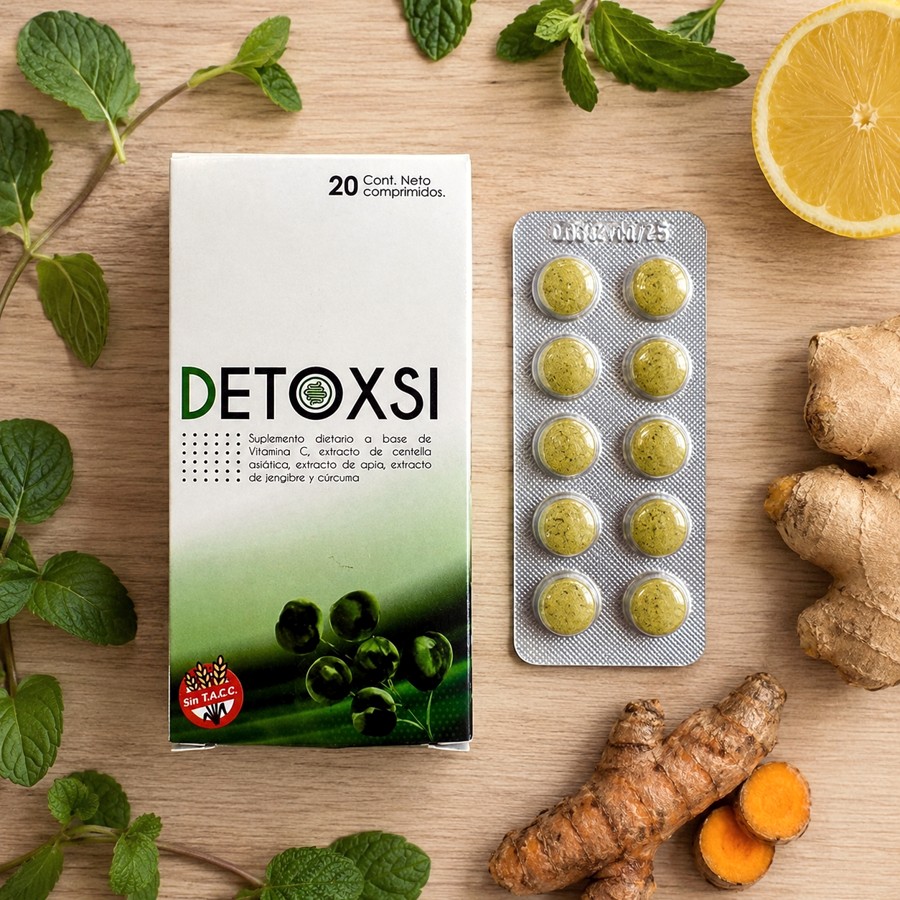 DETOXSI con vitamina C, jengibre y cúrcuma