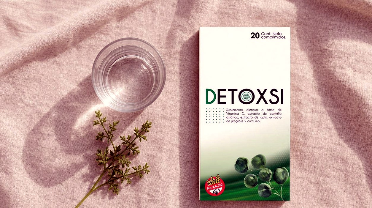 DETOXSI con agua y hierbas